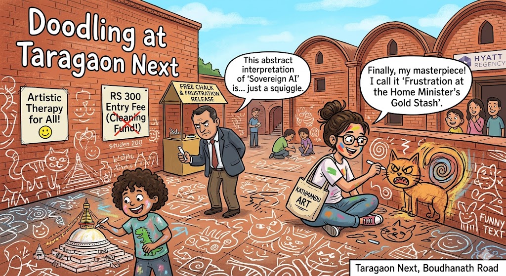 Doodling at Taragaon Next