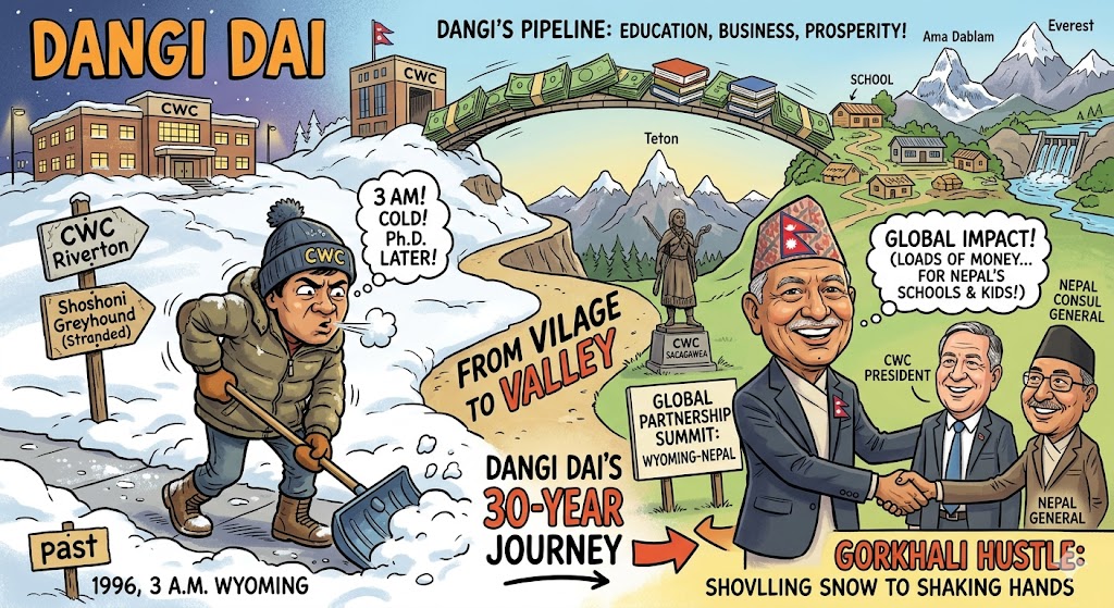 From Shoveling Snow to Shaking Hands: The Dangi Dai Chronicles