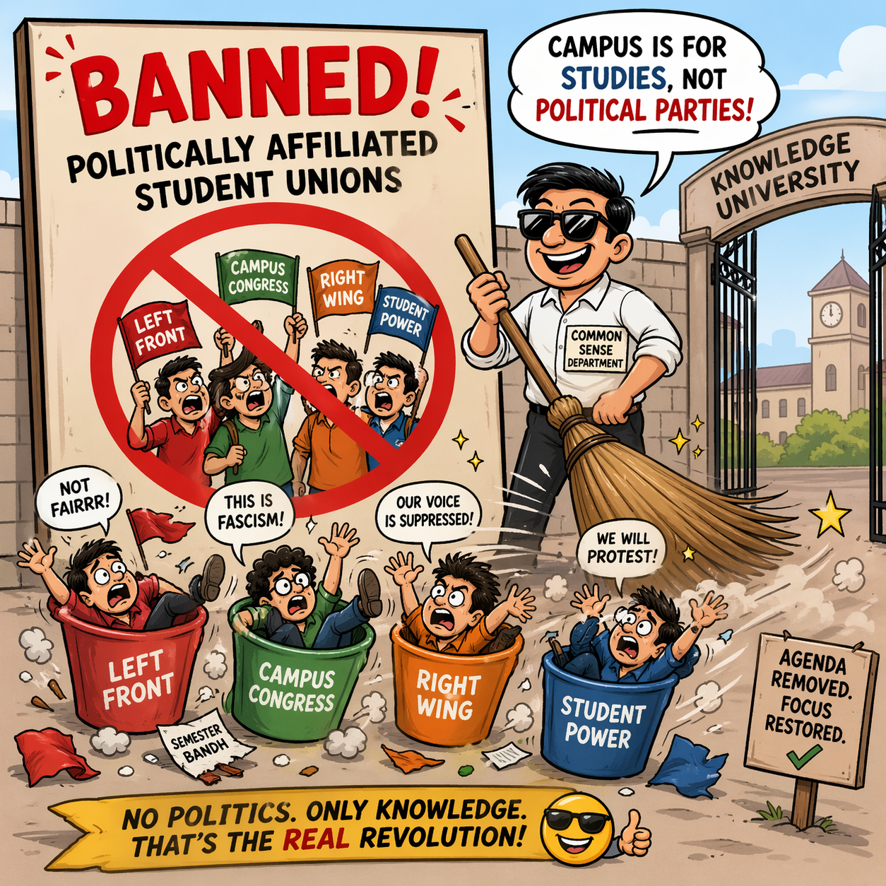 Balen’s Surgical Strike on University Gundagardi