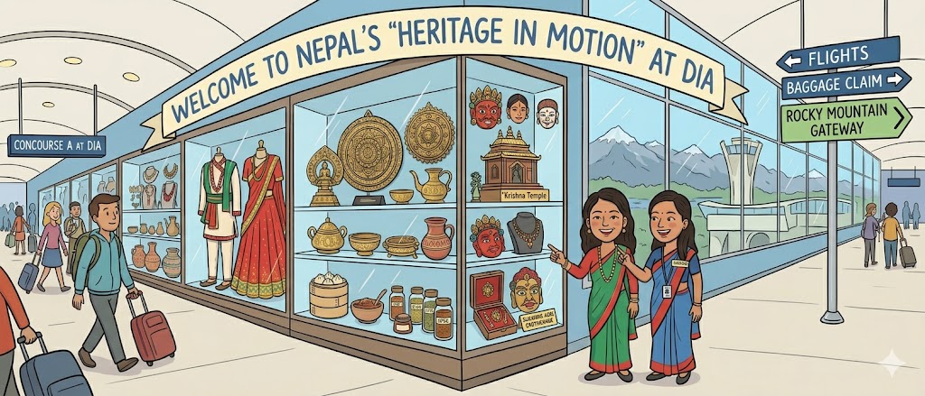Nepal’s Soul Lands at Denver International Airport