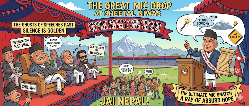 The Mic Drop at Sheetal Niwas